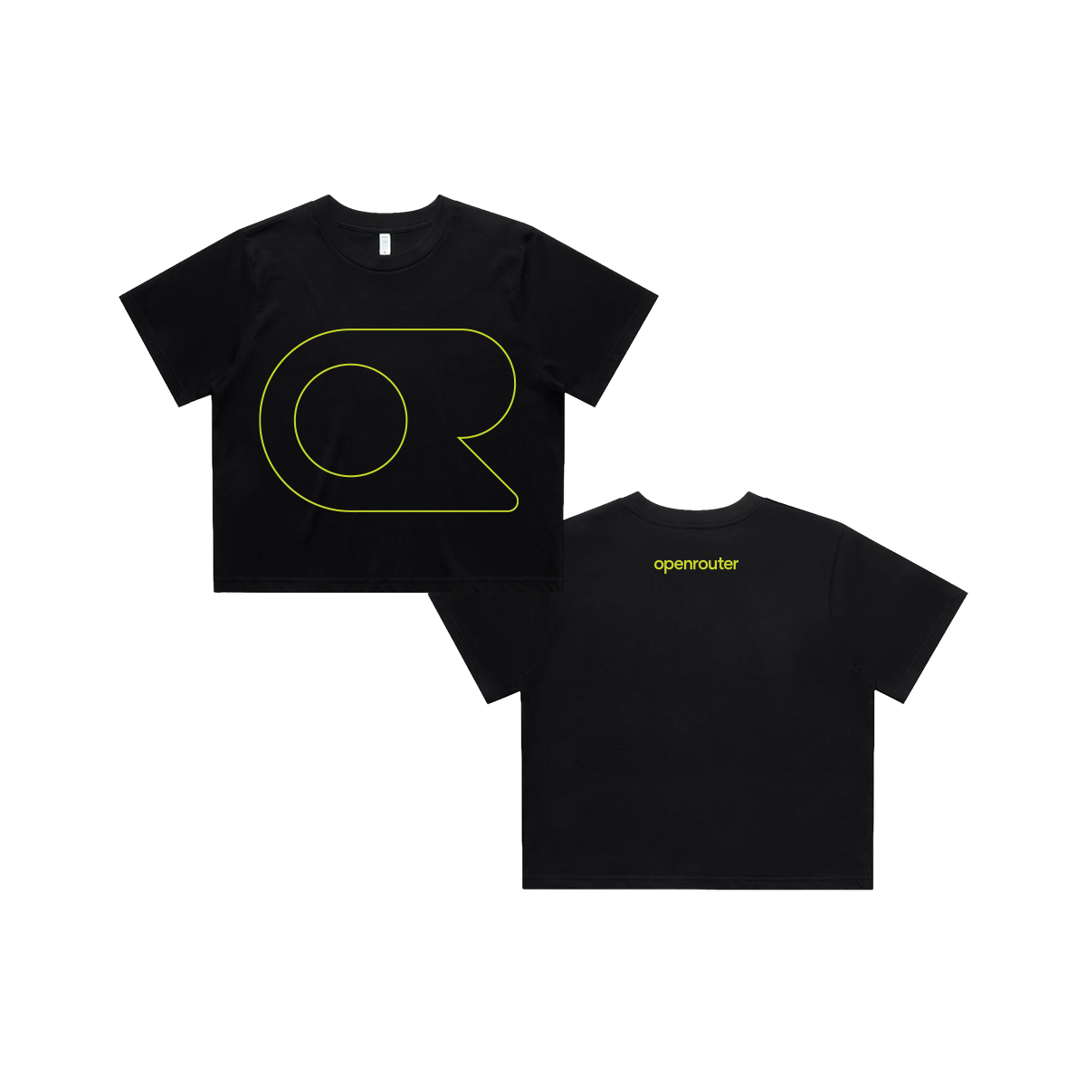 Volt Outline Crop Tee
