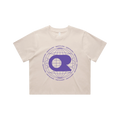 Purple Globe Crop Tee