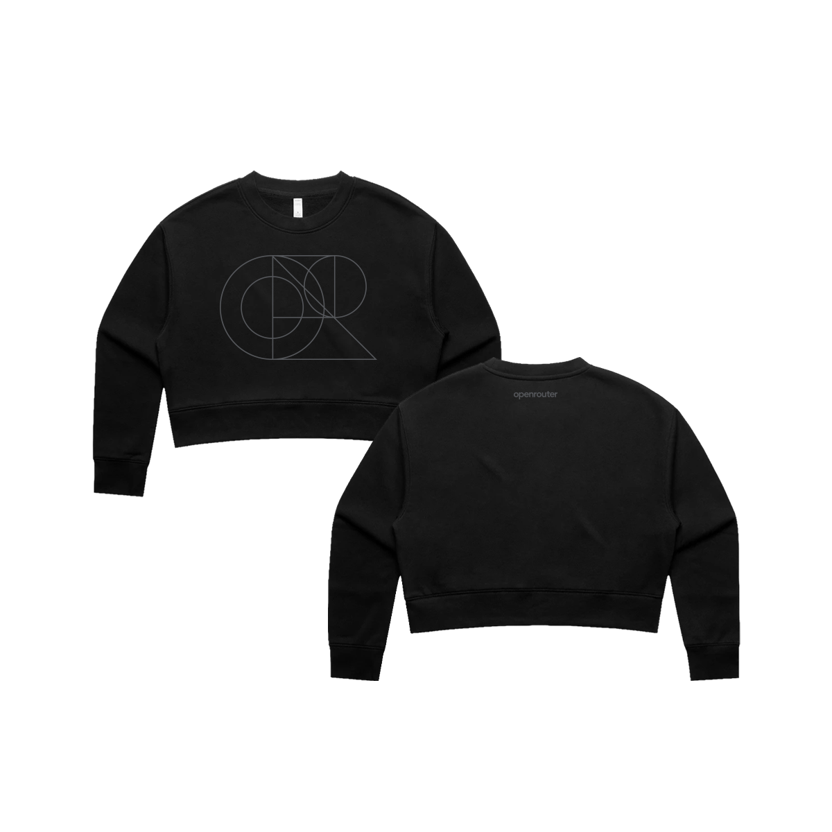Gray Glyph Shapes Crop Crew
