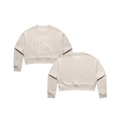White Glyph Shapes Crop Crew