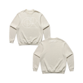Classic White Glyph Shapes Crew