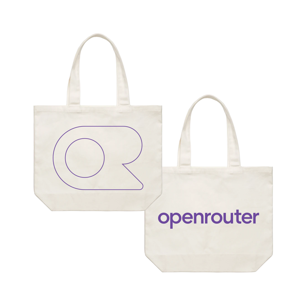 Classic Purple Glyph Outline Shoulder Tote (Coming Soon!)